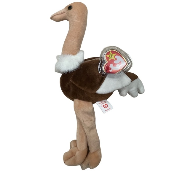 TY Beanie Baby – STRETCH 1997 the Ostrich (6.5 in) - Picture 1 of 5